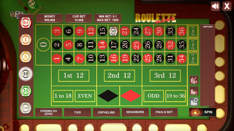 Roulette Mania ภาพหน้าจอ 1