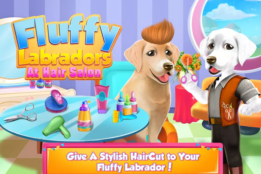 Fluffy Labradors at Hair Salon應用截圖第0張