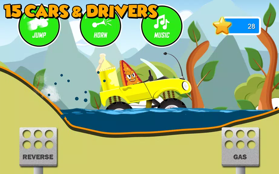 Schermata Fun Kids Car Racing Game 3