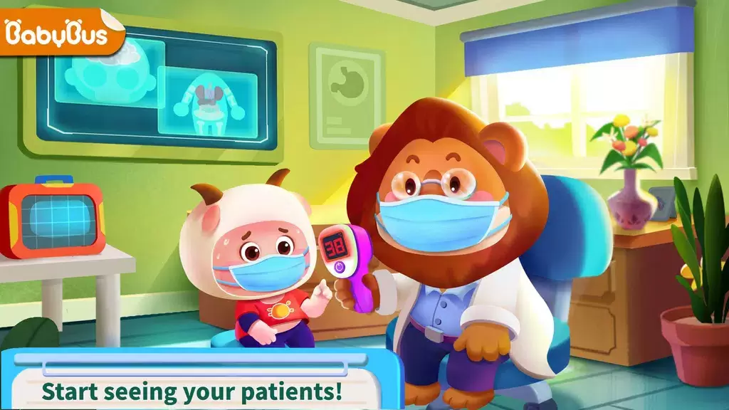 Baby Panda's Hospital Care Captura de pantalla 0