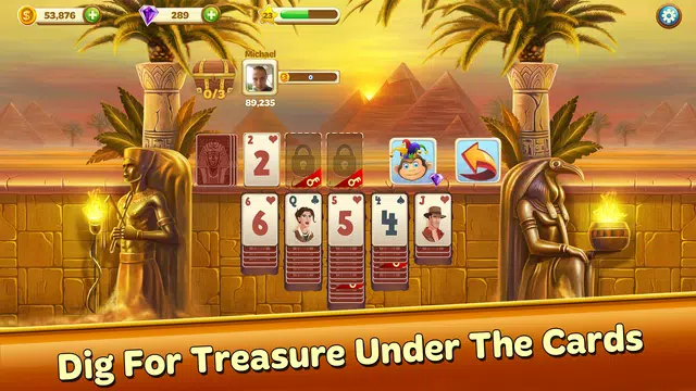 Solitaire Treasure Hunt Captura de pantalla 2