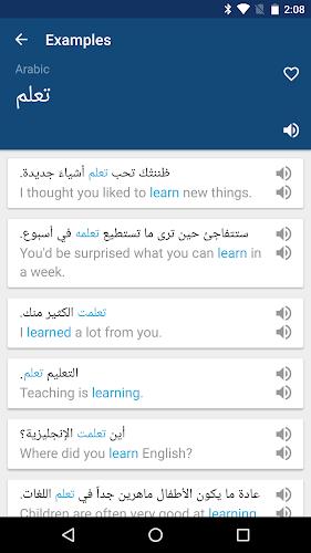 Arabic English Dictionary Screenshot 2