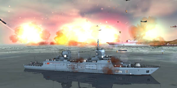 WARSHIP BATTLE:3D World War II Captura de tela 0
