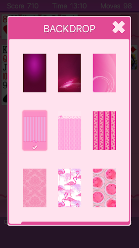 Pink Solitaire स्क्रीनशॉट 1