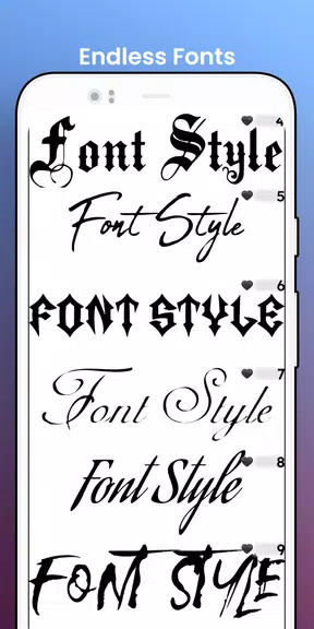 Fonts - Logo Maker Ekran Görüntüsü 2