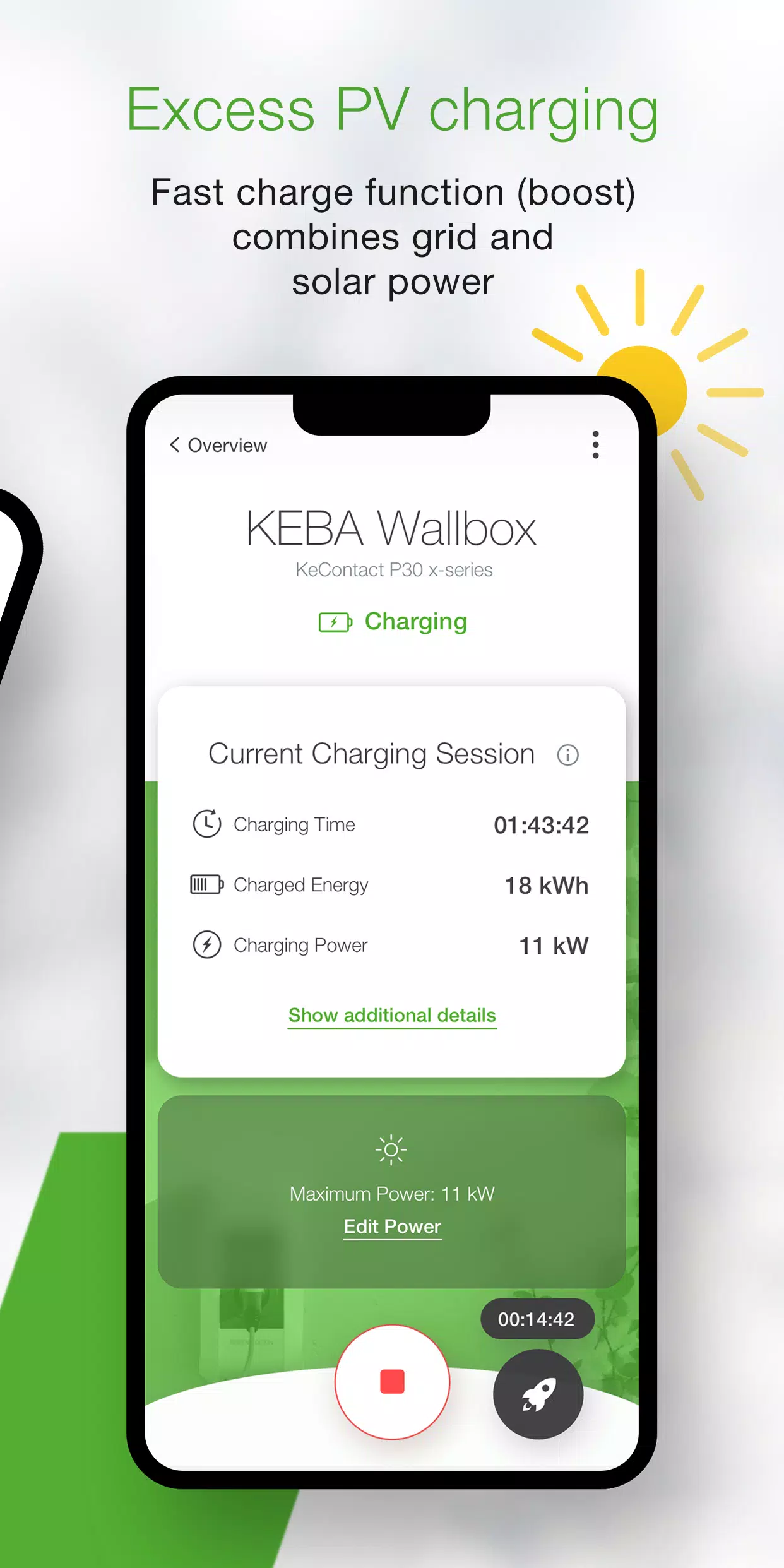 KEBA eMobility App Tangkapan skrin 3