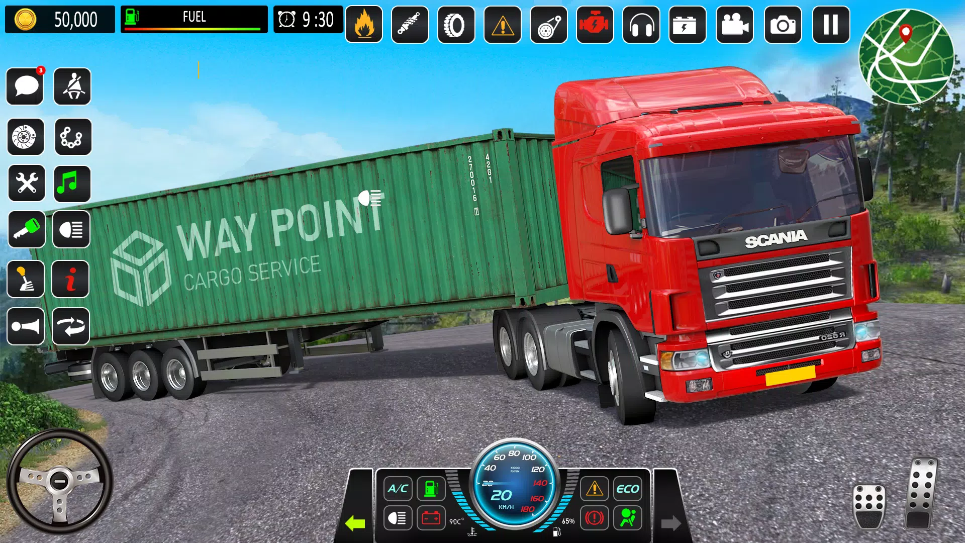 Mountain Truck Driving Games Screenshot 1