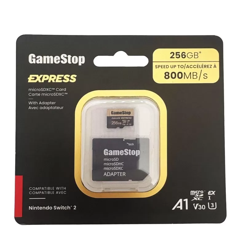 GameStop Preorders MicroSD Express Cards for Switch 2