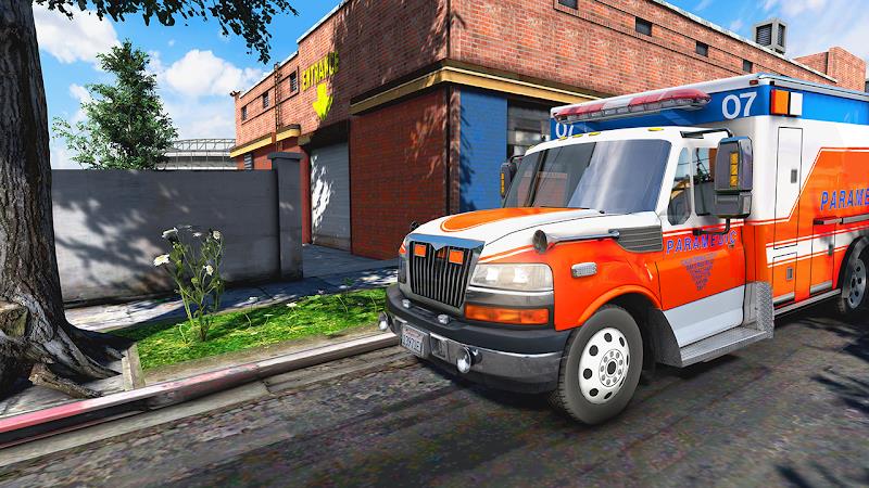 Hospital Driver Ambulance Game Schermafbeelding 1