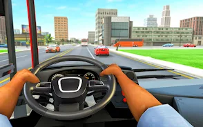 Bus Driving Sim- 3D Bus Games स्क्रीनशॉट 1