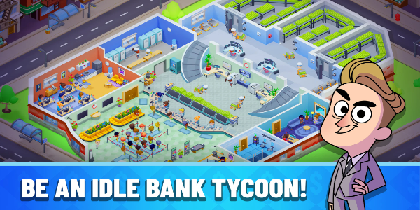 Idle Bank Tycoon: Money Empire Скриншот 1