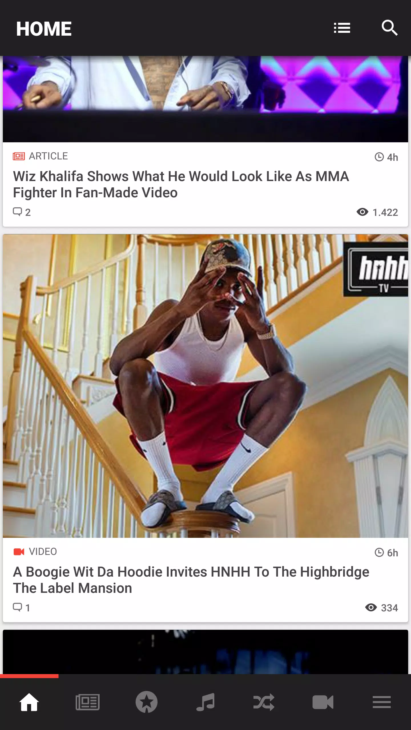 Hotnewhiphop HNHH Capture d'écran 2