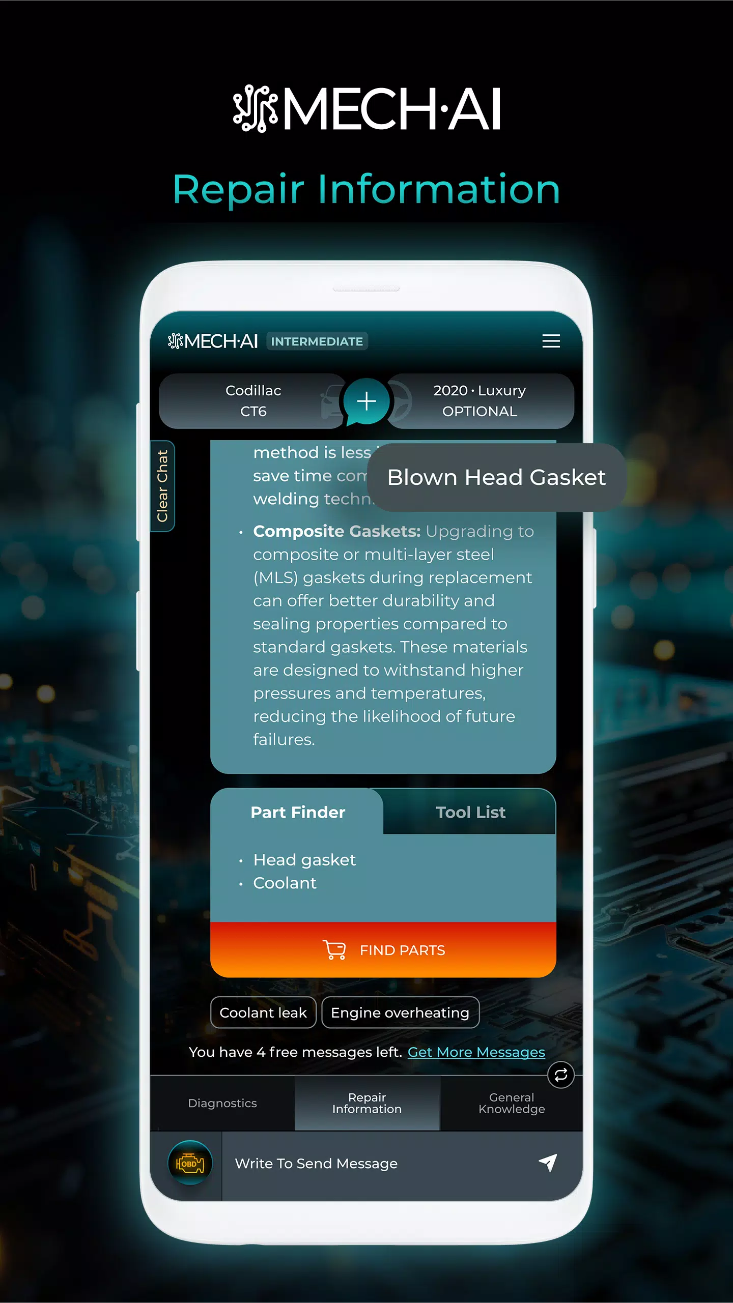 MECH.AI: Diagnostic & Repair Schermafbeelding 2