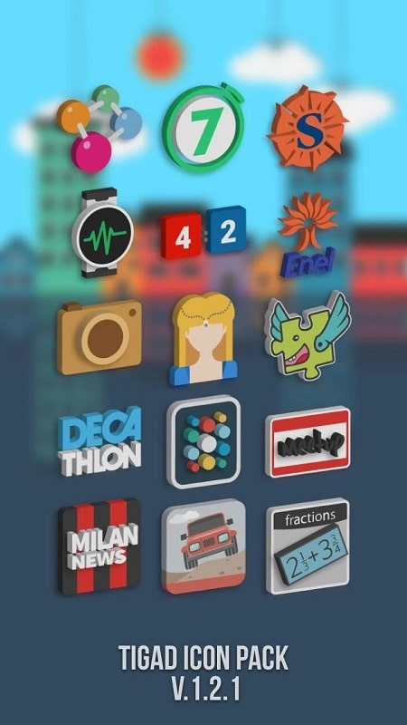 Tigad Pro Icon Pack स्क्रीनशॉट 0