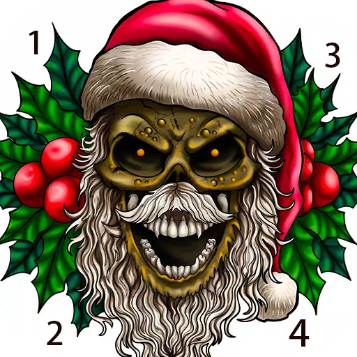 Dark Christmas Coloring Game