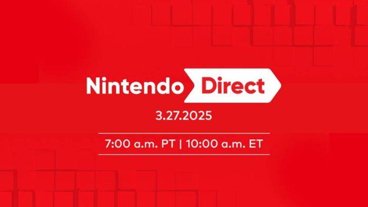 Nintendo Direct Set para março de 2025, Switch 2 segue 