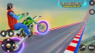 Bike Stunt 3D Simulator Games Screenshot 3