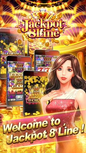 Jackpot 8 Line Slots Captura de pantalla 0