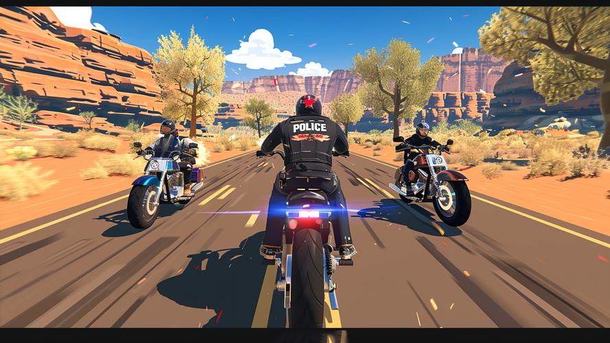 Police Bike Pursuit Highway应用截图第2张