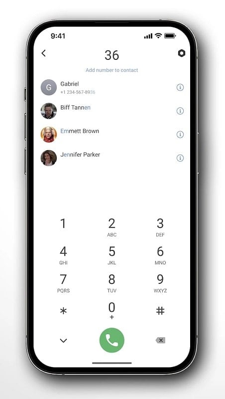 Right Dialer Captura de pantalla 0