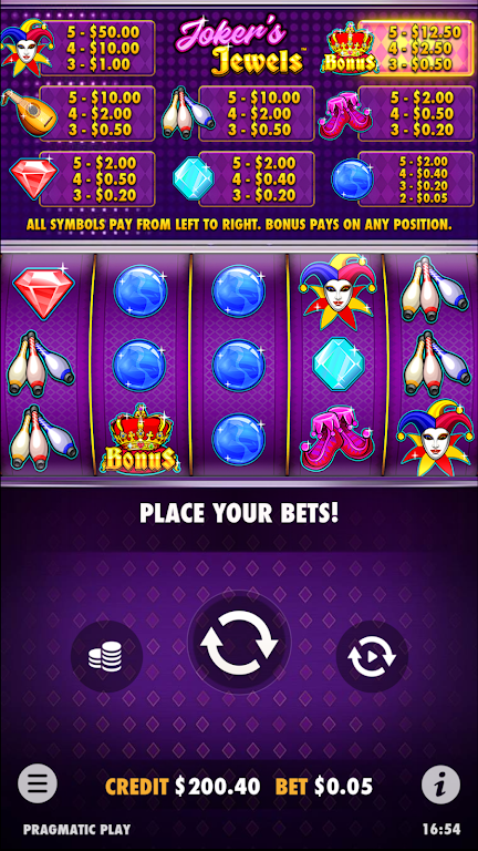 Joker’s Jewels Slot Casino Win स्क्रीनशॉट 3