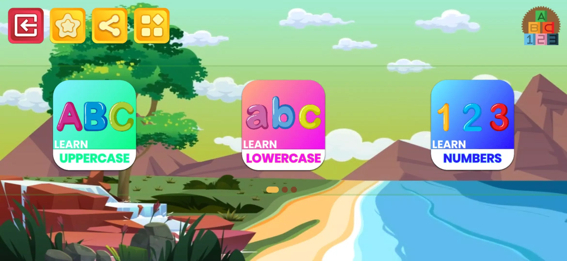 Learn numbers and letters Tangkapan skrin 0