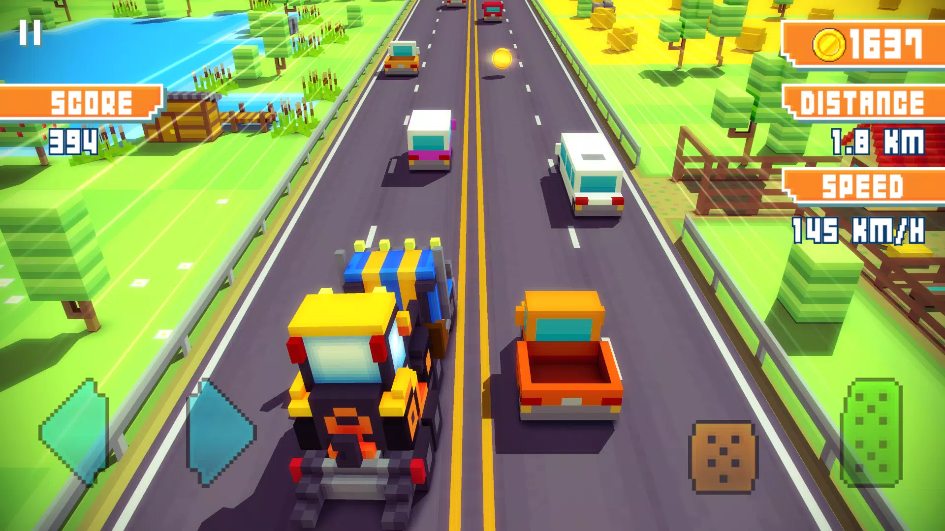 Blocky Highway ဖန်သားပြင်ဓာတ်ပုံ 3