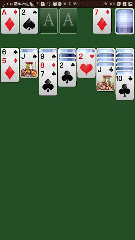 Solitaire New by Mo7mad スクリーンショット 1