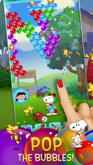 Bubble Shooter - Snoopy POP! Tangkapan skrin 0