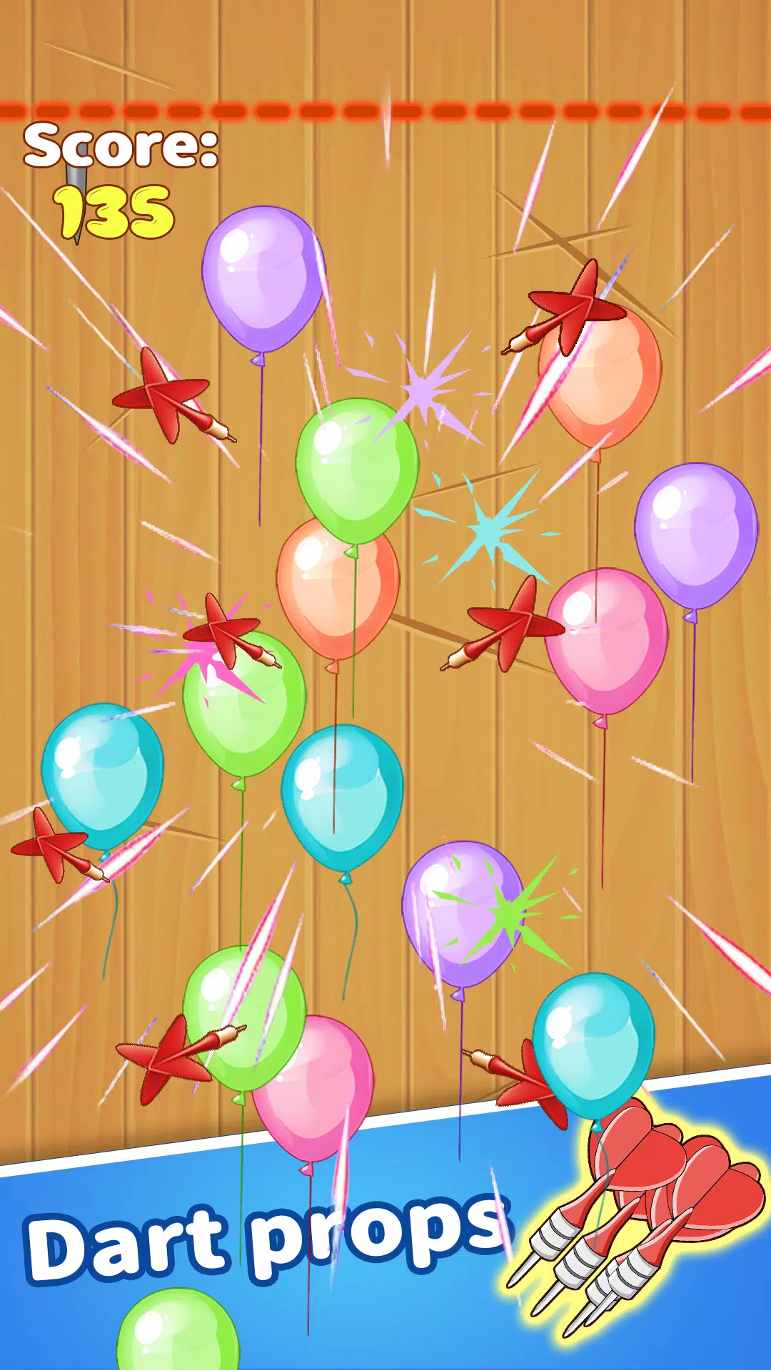 Crazy Breaking Balloons Captura de pantalla 3