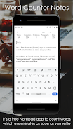 Word Counter Note CountablePad Ekran Görüntüsü 0