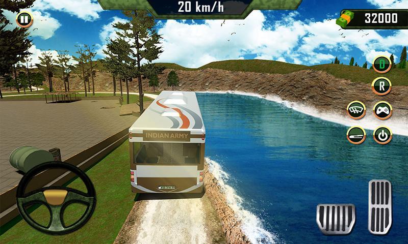 Army Bus Driving Simulator स्क्रीनशॉट 1