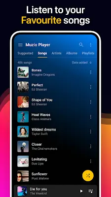 Muzio Player - Music Player - MP3 Player Ảnh chụp màn hình 2