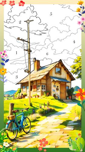 Happy Festival Coloring Games Captura de pantalla 3