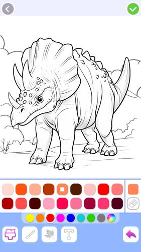 Dino Coloring Captura de pantalla 0