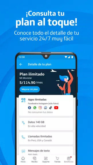 Mi Movistar Perú ဖန်သားပြင်ဓာတ်ပုံ 2