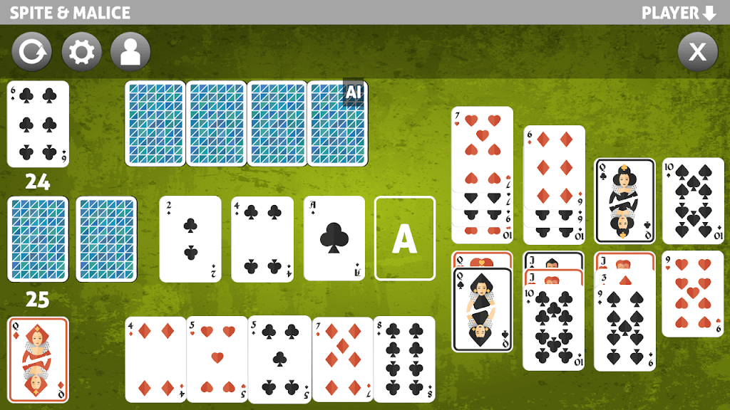 spite and malice card game应用截图第1张