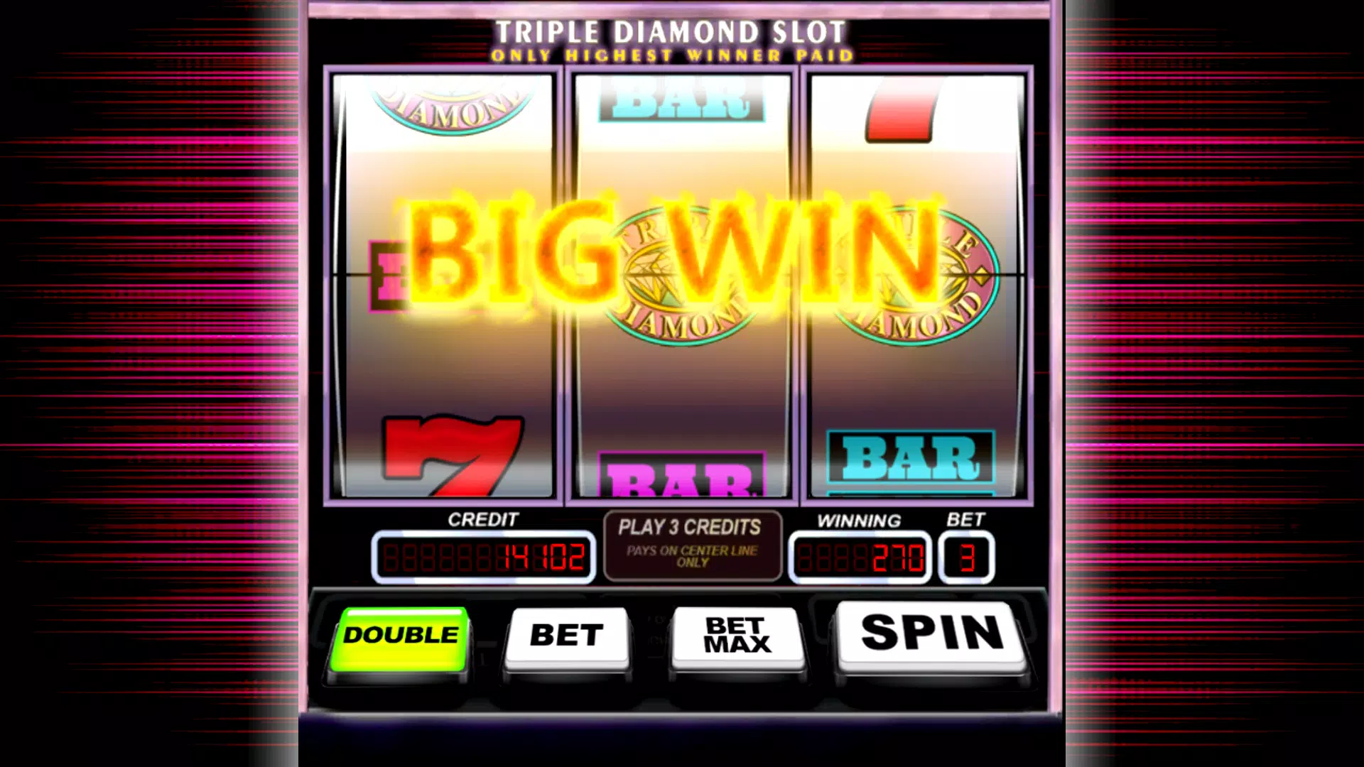 Triple Pay Diamond Slot Скриншот 2