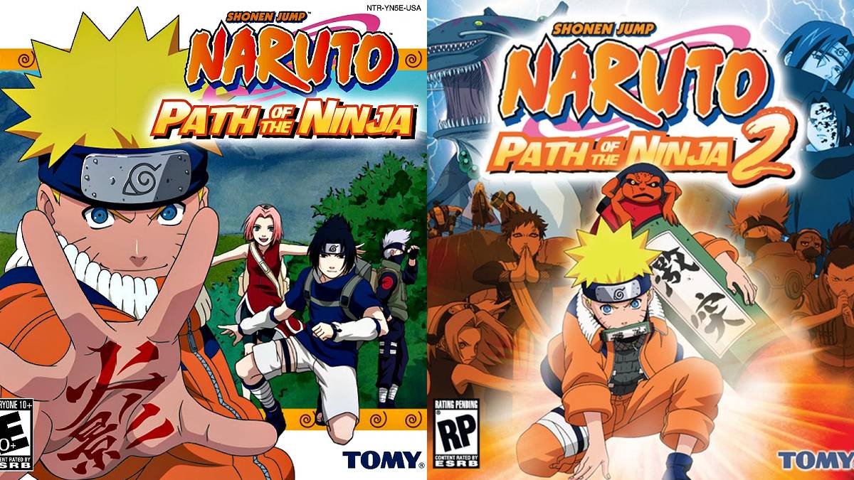 Todos os jogos no Naruto: Path of the Ninja Series