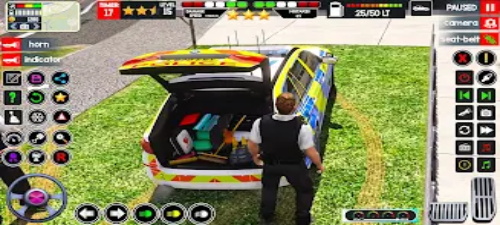 Police Car Game Police Sim 3D Captura de pantalla 2