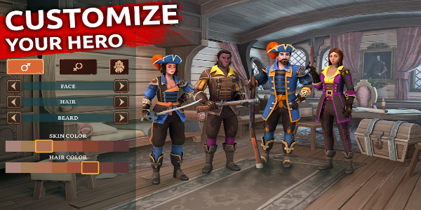 Mutiny: Pirate Survival RPG MOD Captura de pantalla 1