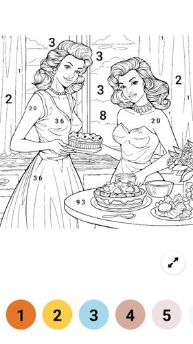 Coloring Book-lake colouring Capture d'écran 3