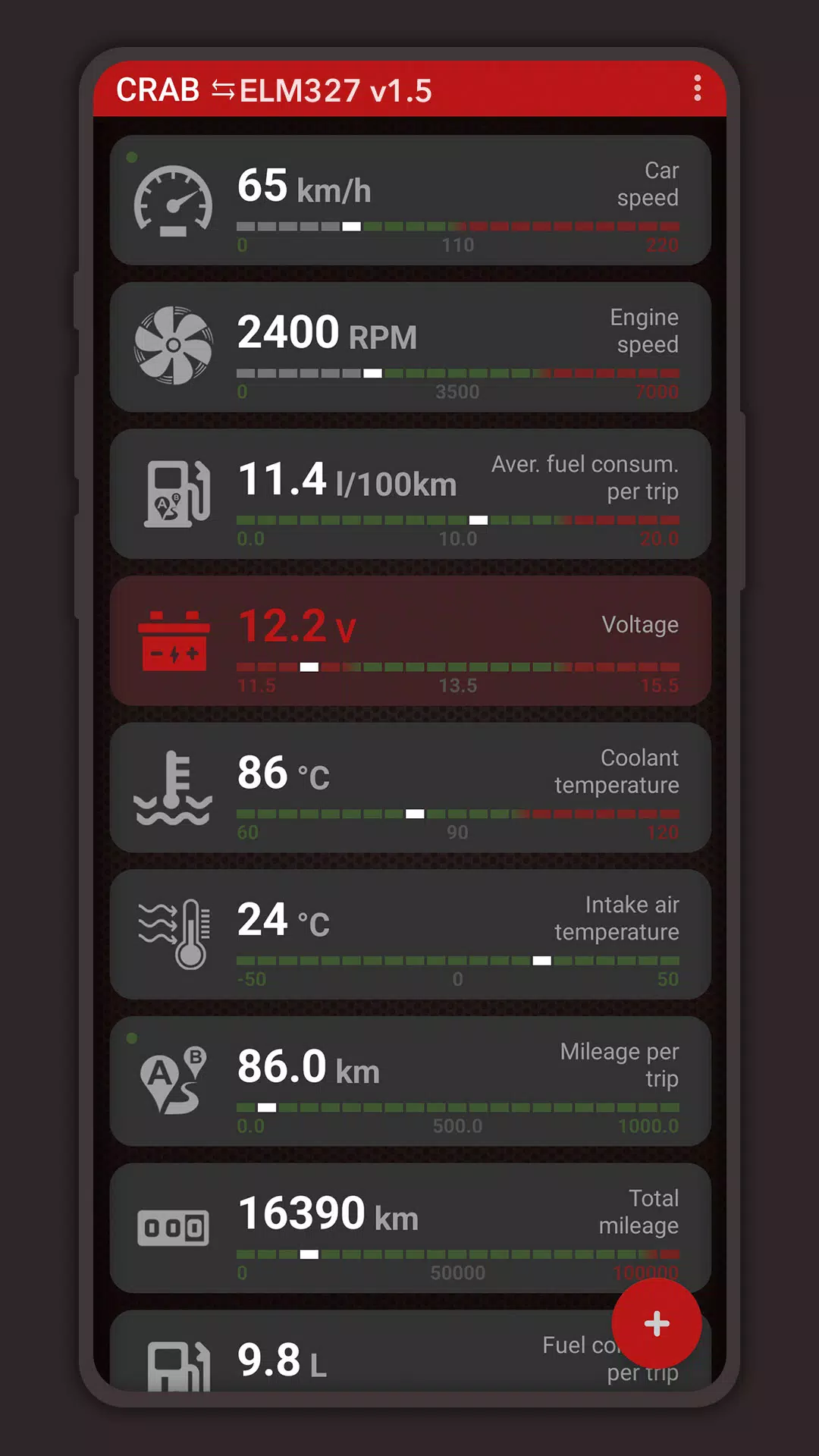 CRAB Car Scanner Zrzut ekranu 1