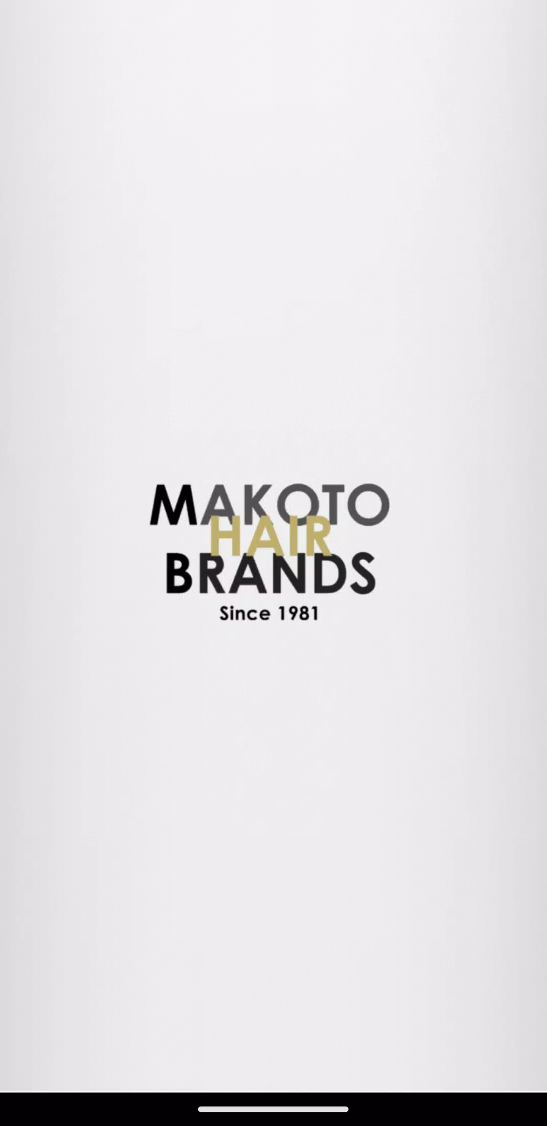 『MAKOTO HAIR BRANDS』公式アプリ Screenshot 0