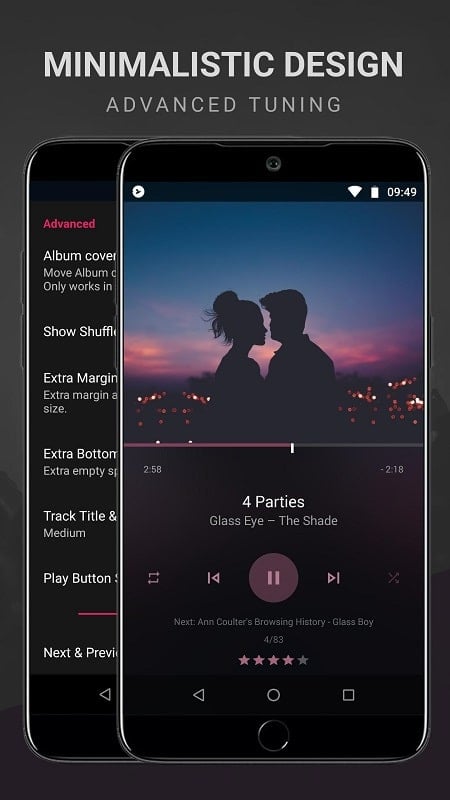 BlackPlayer EX Music Player ဖန်သားပြင်ဓာတ်ပုံ 1