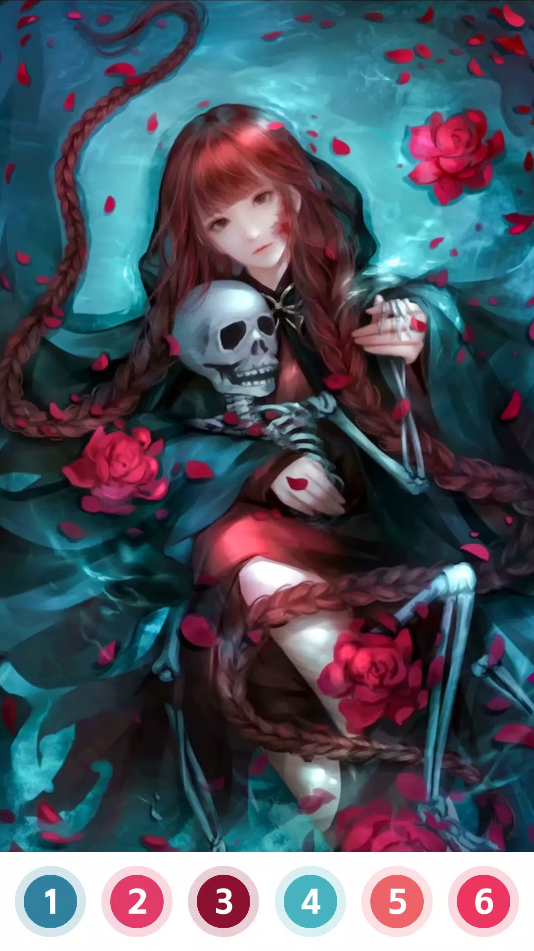 Love & Death Paint by Number スクリーンショット 1