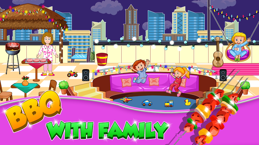 My Home City Pajama Party Captura de pantalla 3