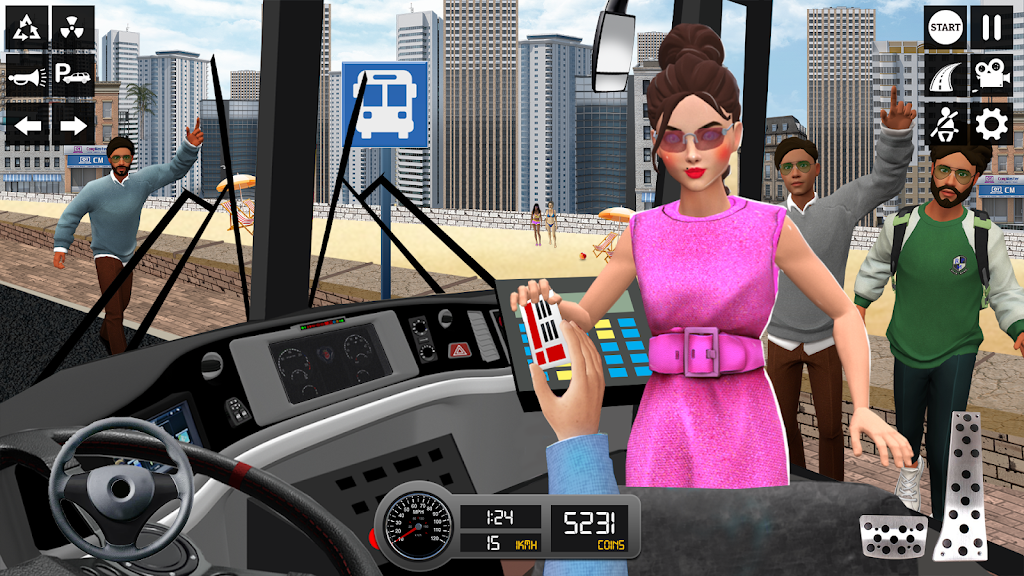 Driving Simulator 3d Bus Games ဖန်သားပြင်ဓာတ်ပုံ 0