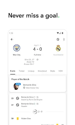 FotMob - Resultados de fútbol Captura de pantalla 3