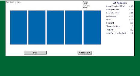 5 Card Draw Poker Solitaire應用截圖第0張